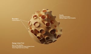Spherene Yellow metamaterial 1